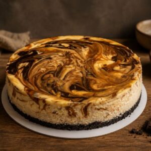 Chocolate Brownie Swirl Cheesecake