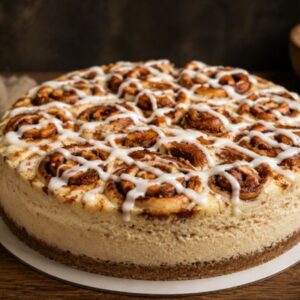 Cinnamon Bun Cheesecake