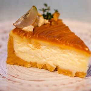 Apple Caramel Cheesecake